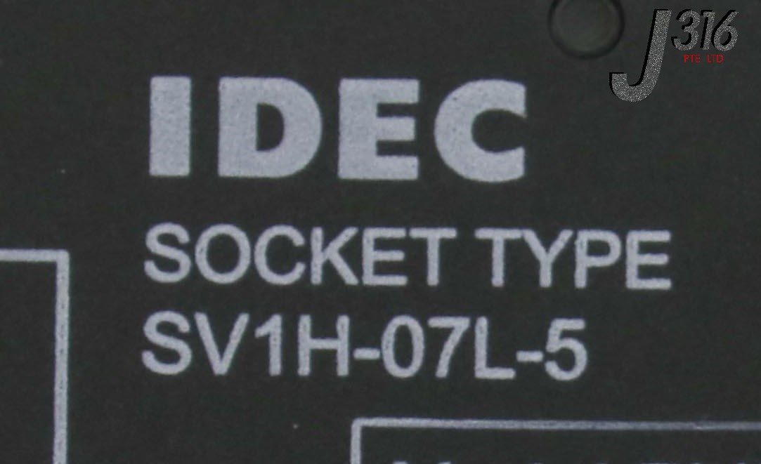 zerozero ノーフラット 21451 IDEC RV8H SERIES SOCKET TYPE, RV1H-G-D5 (NEW) SV1H-07L-5 | eBay